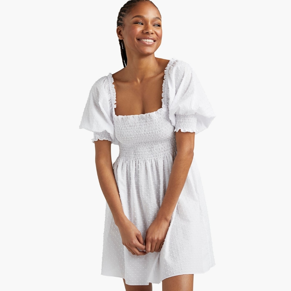 Hill House Home Dress Athena Puff Sleeve